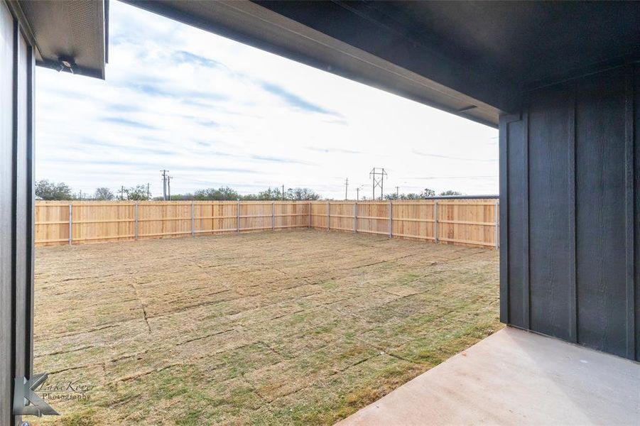 Exterior details and patio area of a home in , Abilene (Image 24). Exterior details and patio area of a home in , Abilene (Image 24).