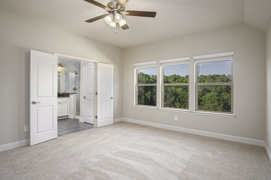 Representative unfurnished interior of a home built from the The Osbourne by Rosehaven Homes in Magnolia Village, San Antonio (Image 13).