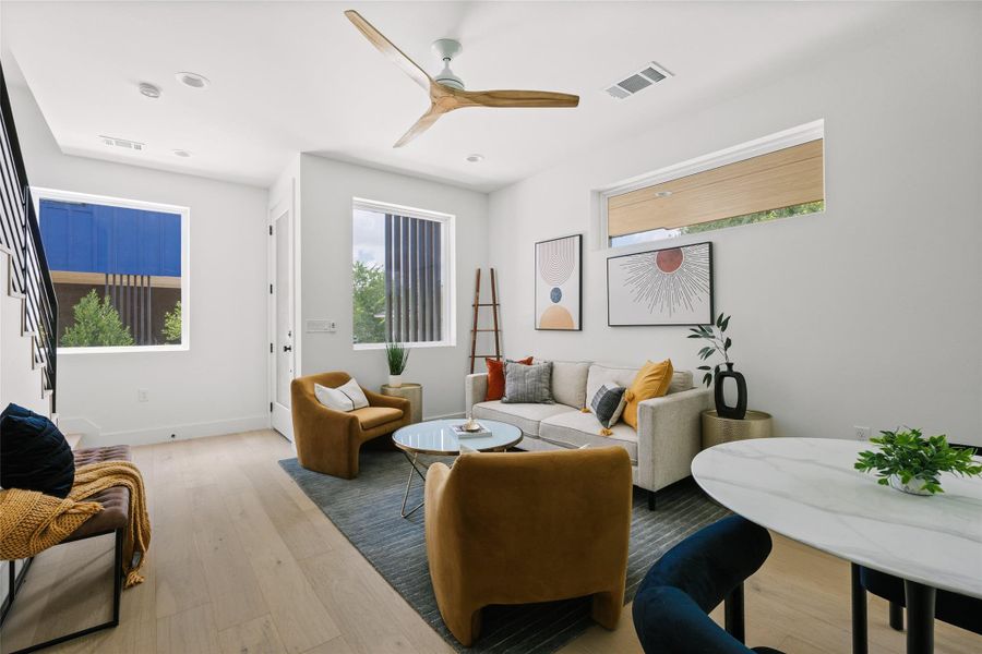 Furnished interior view inside a new home in , Austin (Image 28).