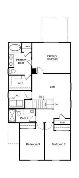 2D floor plan layout of this home in Mirador Point, Tucson, AZ (Image 3).