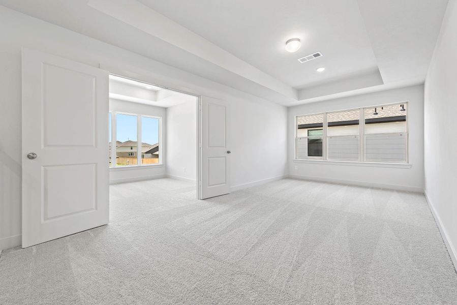 Spacious, unfurnished interior of a new home in Bridgeland, Cypress (Image 15).