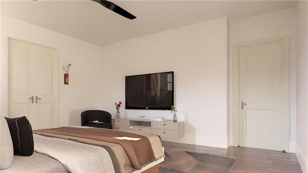 Furnished interior view inside a new home in , Cumming (Image 3).