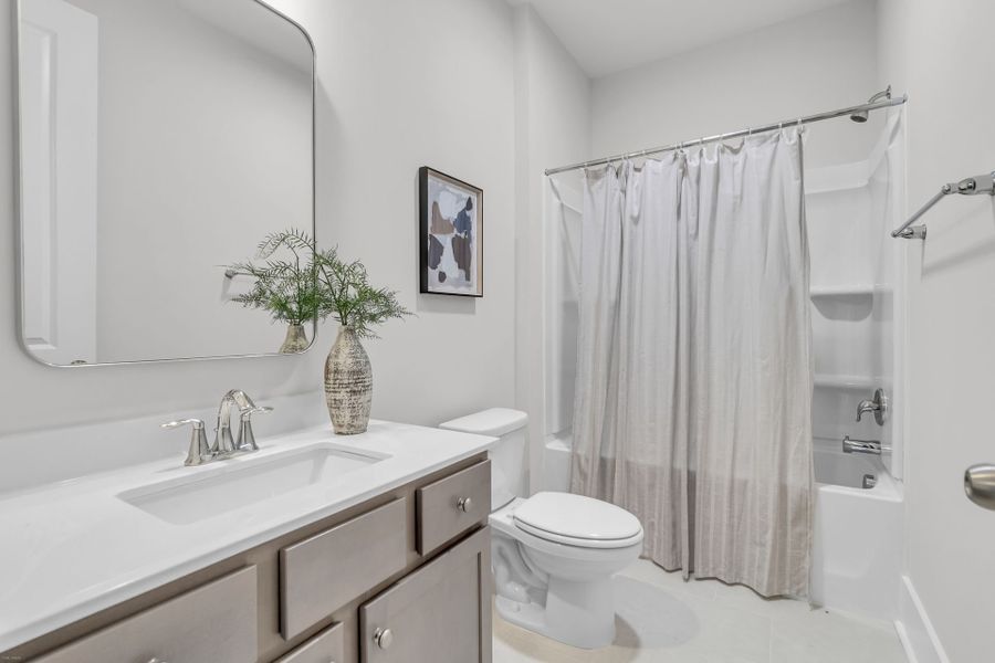 Furnished interior view inside a new home in Homecoming, Ravenel (Image 5).