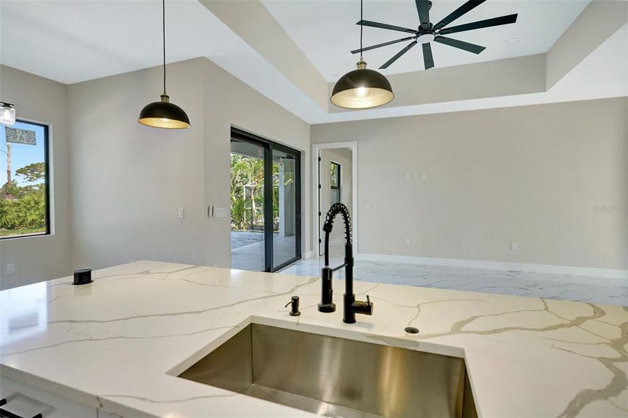 Furnished interior view inside a new home in , Rotonda West (Image 13).