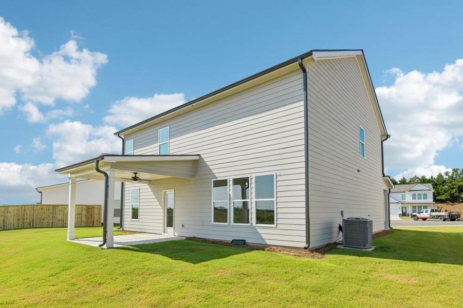 Exterior details and patio area of a home in Sutton’s Landing, Statham (Image 25).