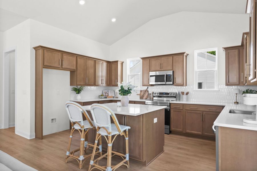 Furnished interior view inside a new home in Downtown Loris Homes, Loris (Image 19).