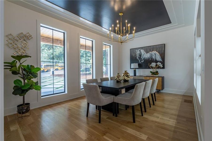 Furnished interior view inside a new home in , Brookhaven (Image 17).