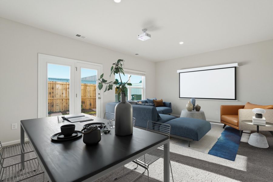 Representative furnished interior of a home built from the Sunflower - Genesis Value Collection by Mungo Homes in Edwards Station, Taylors (Image 8).