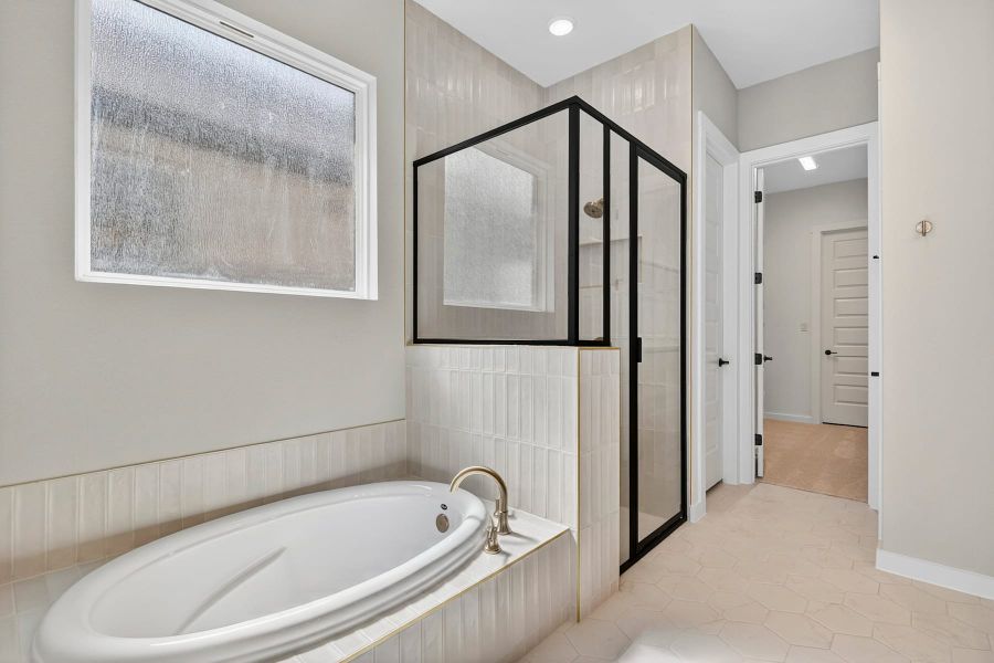 Furnished interior view inside a new home in Lariat, Liberty Hill (Image 14).