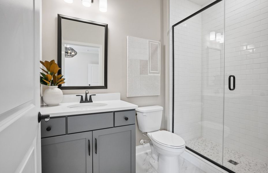 Representative furnished interior of a home built from the Renown by Del Webb in Del Webb Carolina Ridge, Midland (Image 20).