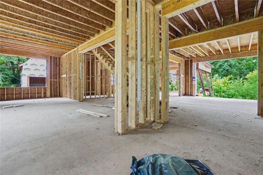 In-progress construction of a new home in , Sandy Springs, GA (Image 15).