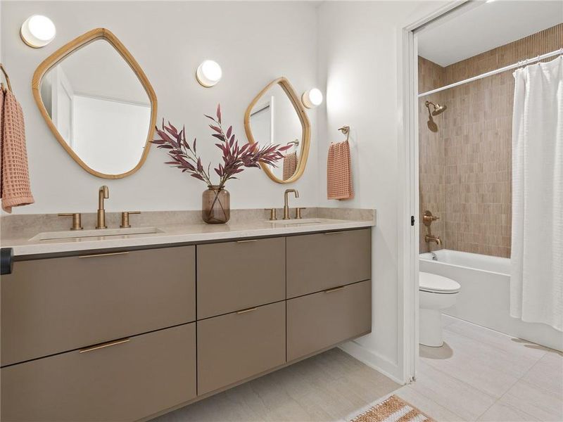 Furnished interior view inside a new home in , Decatur (Image 47).