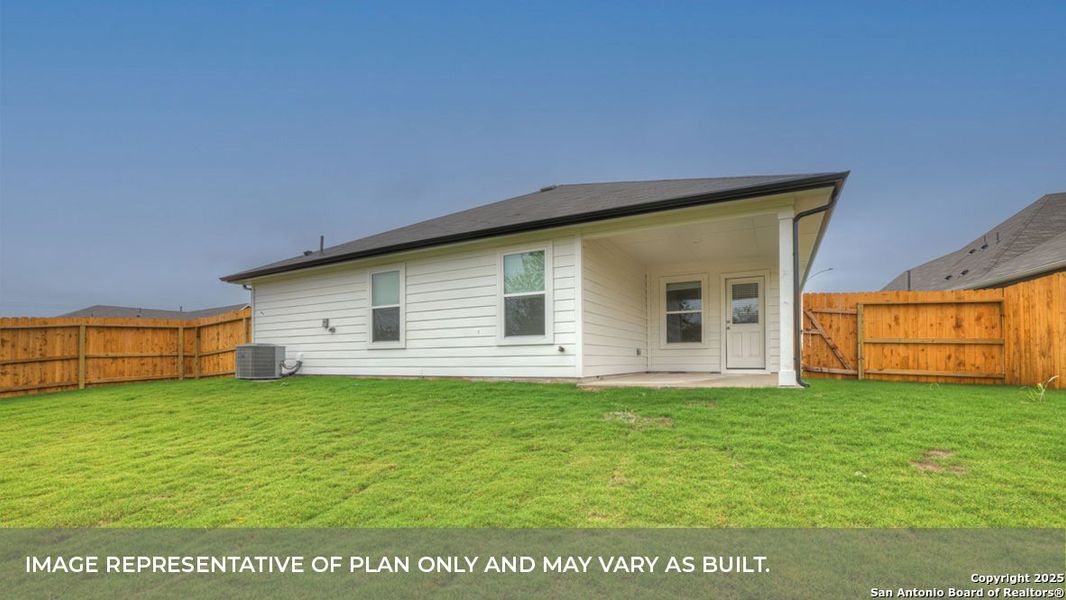 Exterior details and patio area of a home in Trace, San Marcos (Image 16). Exterior details and patio area of a home in Trace, San Marcos (Image 16).