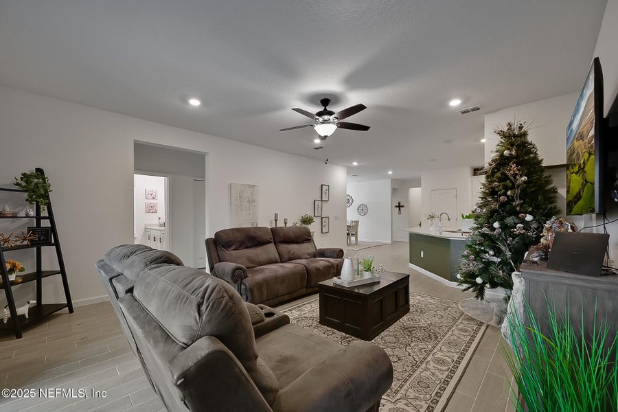 Furnished interior view inside a new home in , Jacksonville (Image 14). Furnished interior view inside a new home in , Jacksonville (Image 14).