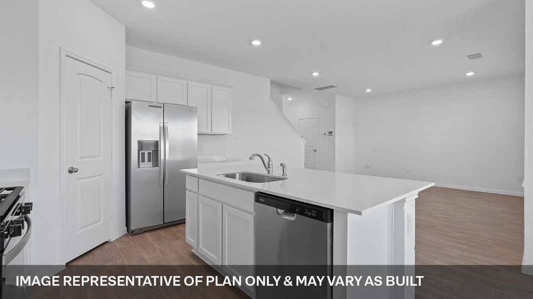 Furnished interior view inside a new home in Southgrove, Kyle (Image 6).