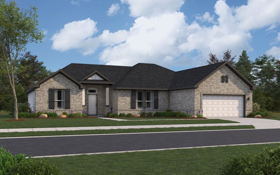 Rendering of floor plan. Colors and features may differ from shown representation.