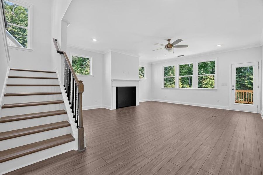 Spacious, unfurnished interior of a new home in Stratford Hills, Ball Ground (Image 37).