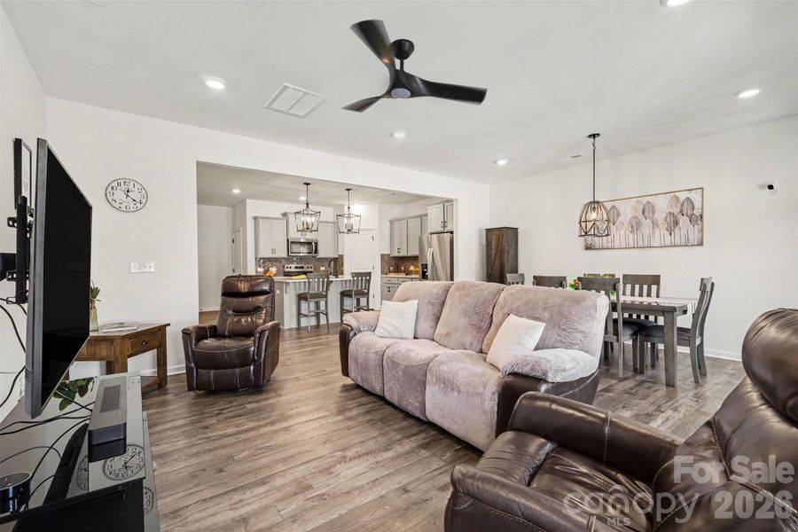 Furnished interior view inside a new home in , Clover (Image 17).