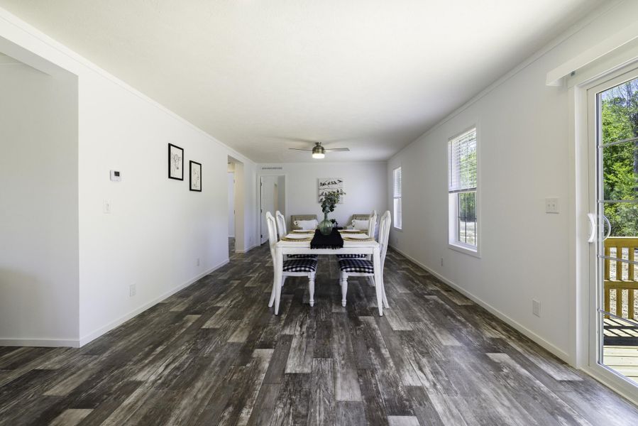 Furnished interior view inside a new home in , Cross (Image 14). Furnished interior view inside a new home in , Cross (Image 14).