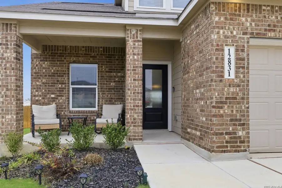 Exterior details and patio area of a home in , Converse (Image 26).