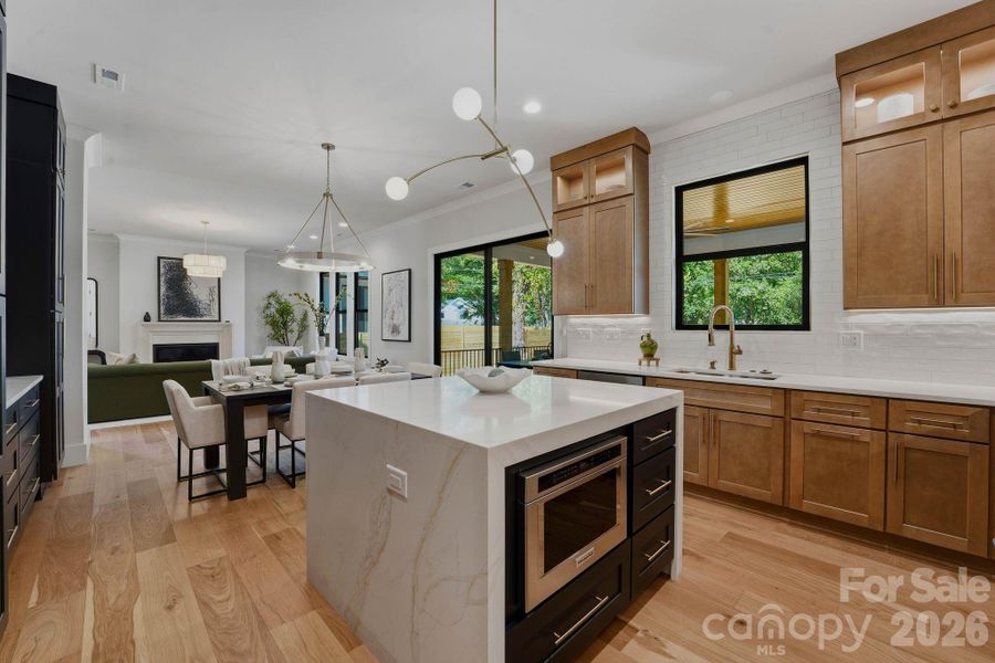 Furnished interior view inside a new home in , Charlotte (Image 19).