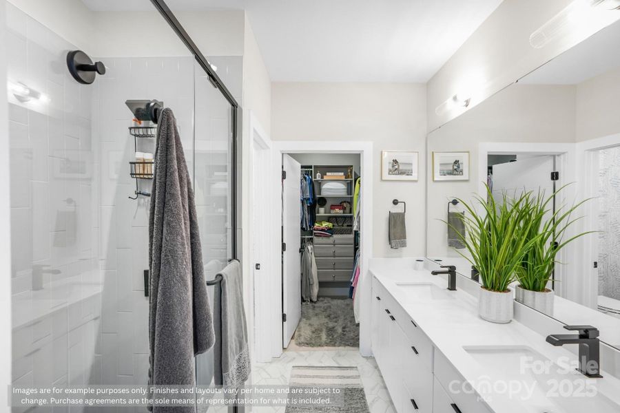 Furnished interior view inside a new home in , Charlotte (Image 7).