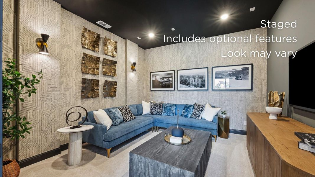 Furnished interior view inside a new home in Woodhavyn 60', Magnolia (Image 13).