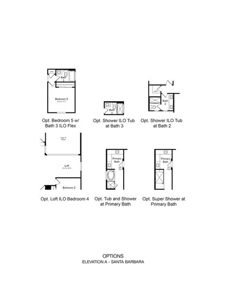 2D floor plan layout of this home in Parkside Los Cielos Collection, Avondale, AZ (Image 4).
