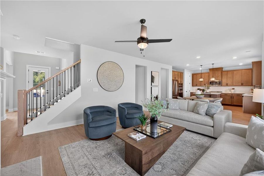 Furnished interior view inside a new home in , Gainesville (Image 28).
