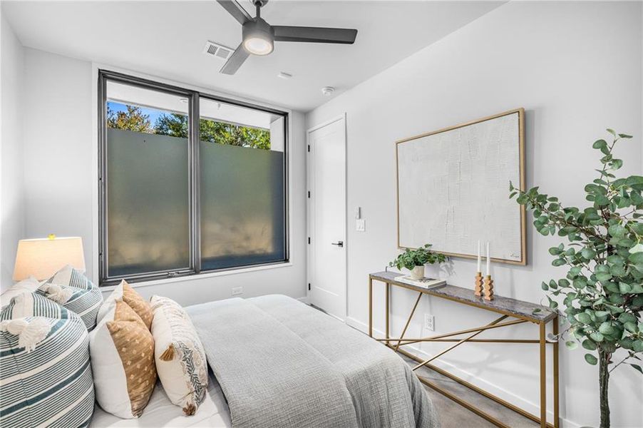 Furnished interior view inside a new home in , Atlanta (Image 20).