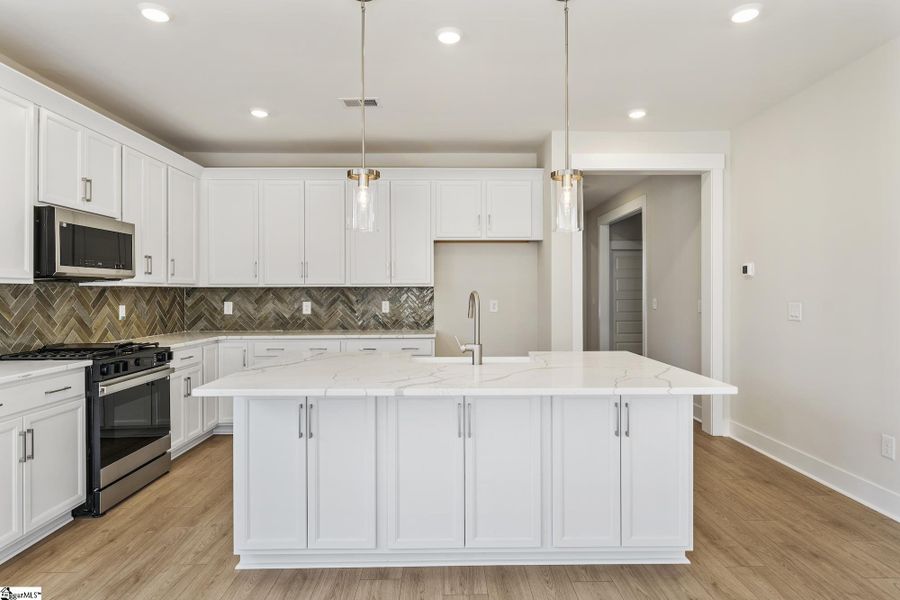 Furnished interior view inside a new home in Saratoga Oaks, Williamston (Image 8).