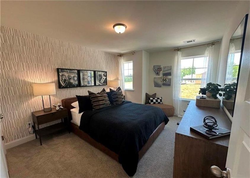 Furnished interior view inside a new home in Mulberry Summit, Flowery Branch (Image 9).