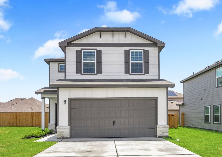 Exterior of the Holly with stone detail