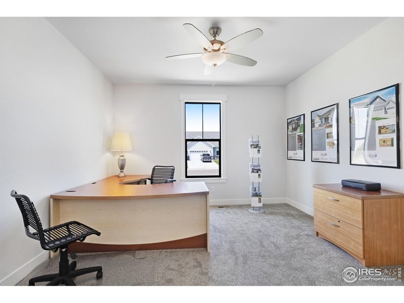 Furnished interior view inside a new home in Cottages at Kelly Farm, Greeley (Image 13).