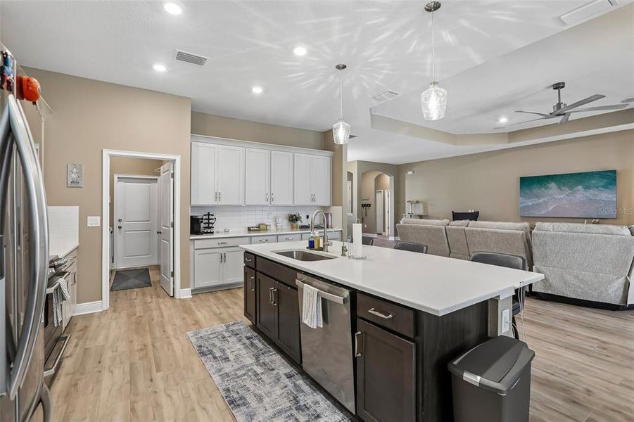 Furnished interior view inside a new home in Whiting Estates, Spring Hill (Image 12).