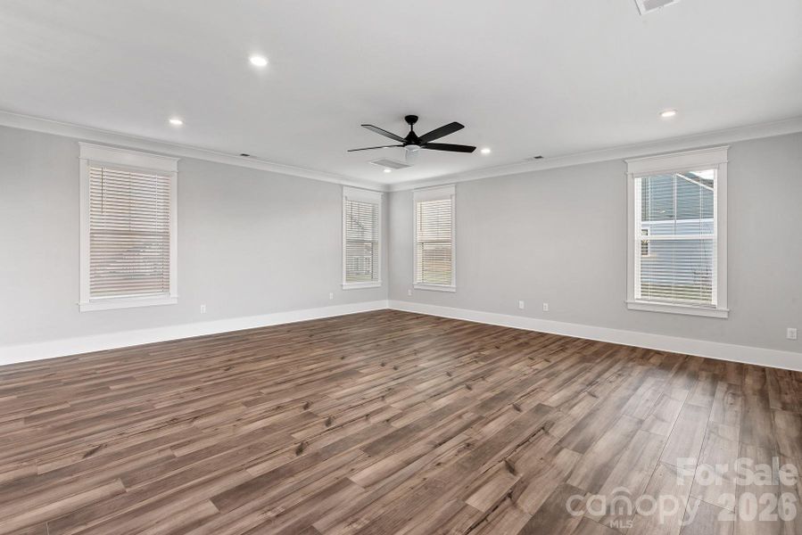 Spacious, unfurnished interior of a new home in Stoneridge Hills, Rock Hill (Image 17). Spacious, unfurnished interior of a new home in Stoneridge Hills, Rock Hill (Image 17).