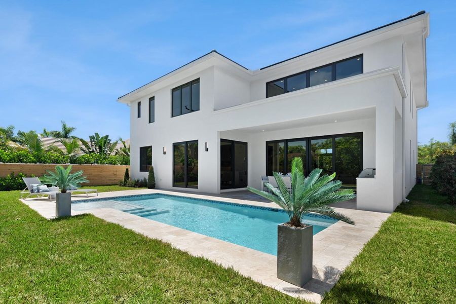 Front exterior of a new home in , West Palm Beach, FL, highlighting curb appeal (Image 1). Front exterior of a new home in , West Palm Beach, FL, highlighting curb appeal (Image 1).