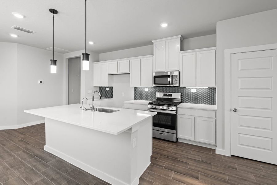 Furnished interior view inside a new home in Talley Fields, San Antonio (Image 8).