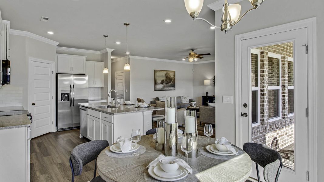 Furnished interior view inside a new home in Hedge Rose, Somerville (Image 11). Furnished interior view inside a new home in Hedge Rose, Somerville (Image 11).