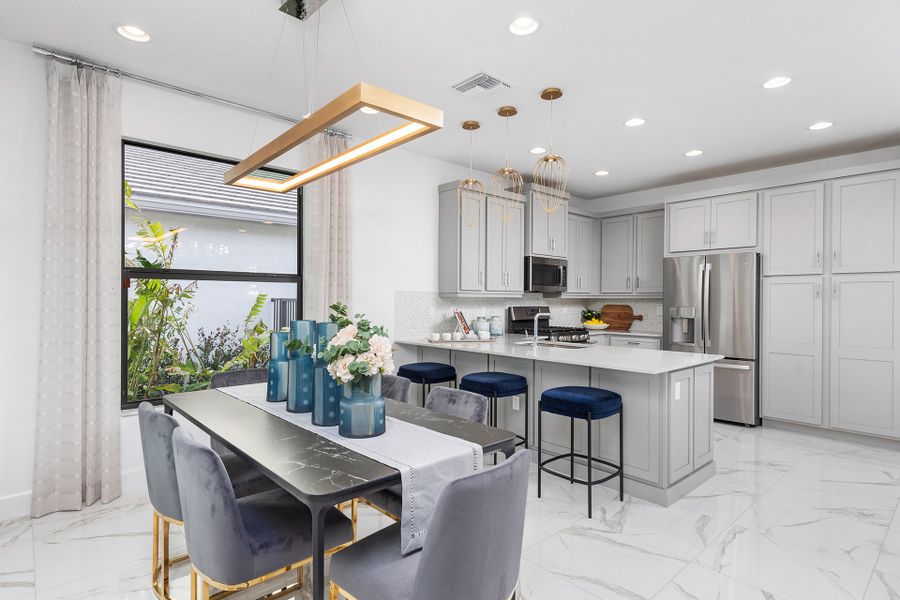 Representative furnished interior of a home built from the Abaco by GL Homes in Valencia Parc at Riverland, Port St. Lucie (Image 8).