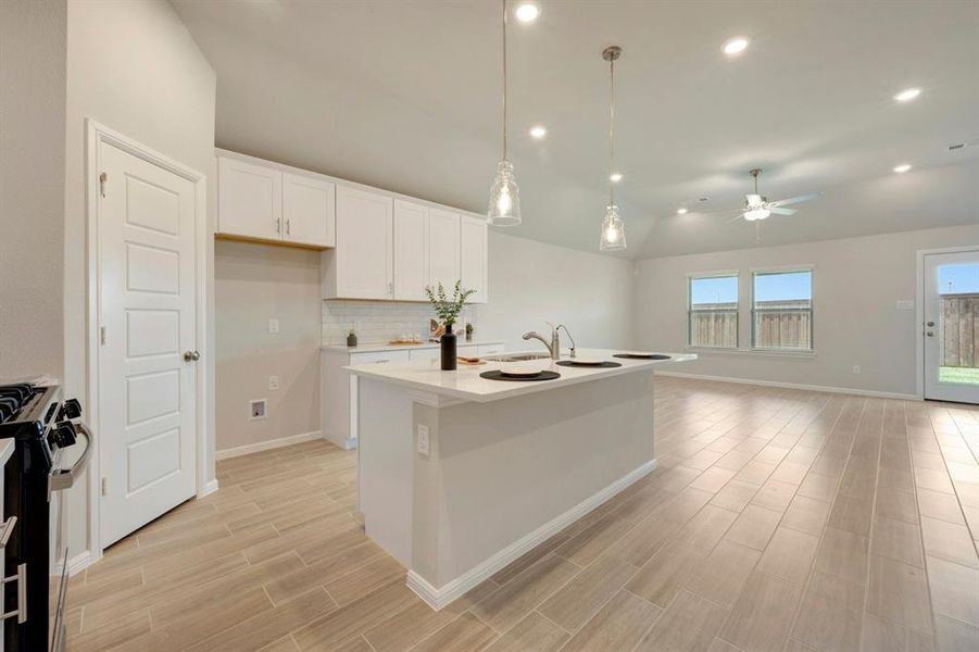 Furnished interior view inside a new home in Tarrytown, Crowley (Image 14). Furnished interior view inside a new home in Tarrytown, Crowley (Image 14).