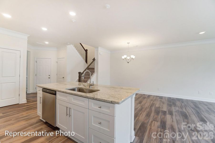 Furnished interior view inside a new home in Harrisburg Village, Harrisburg (Image 5).