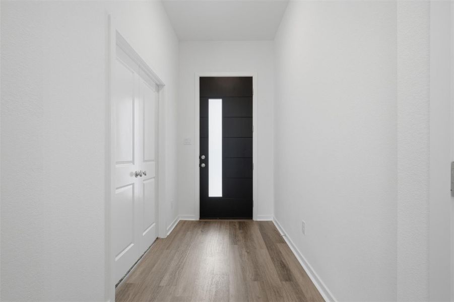 Spacious, unfurnished interior of a new home in , Manor (Image 23).