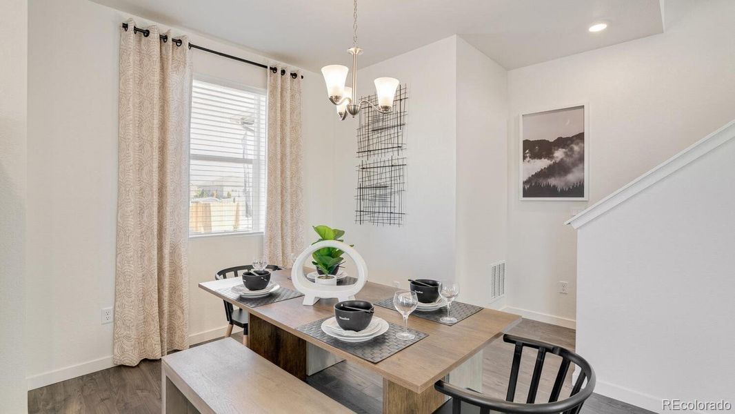 Furnished interior view inside a new home in Prairie Song, Windsor (Image 16).