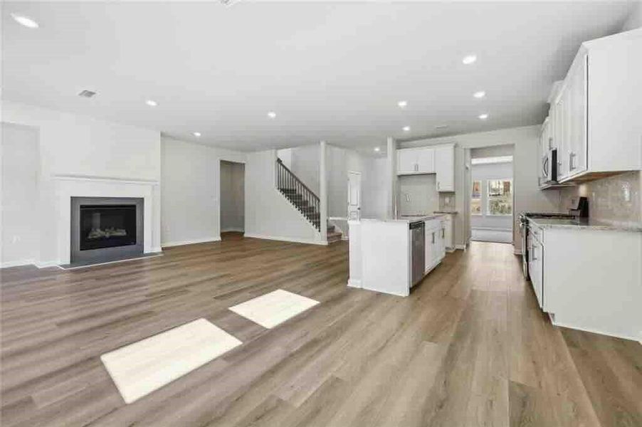 Spacious, unfurnished interior of a new home in Parkside at Grayson, Grayson (Image 15).