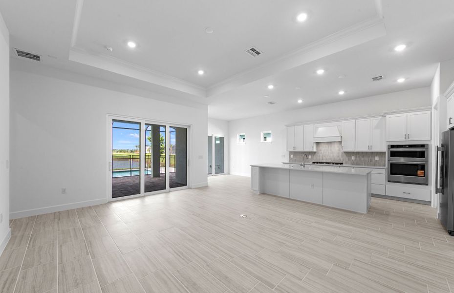 Spacious, unfurnished interior of a new home in BeachWalk by Manasota Key, Englewood (Image 20).