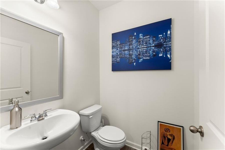 Furnished interior view inside a new home in Meriwether Place, Villa Rica (Image 8).