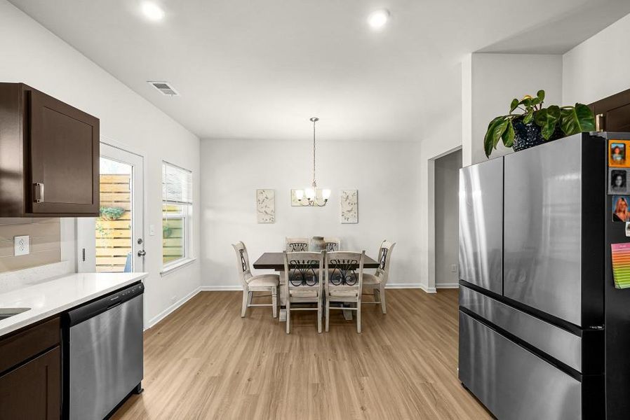 Furnished interior view inside a new home in , Cartersville (Image 16).