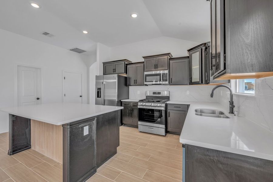 Representative furnished interior of a home built from the The Monica – 2012SSC by Saratoga Homes in Paseo Del Este, El Paso (Image 26).