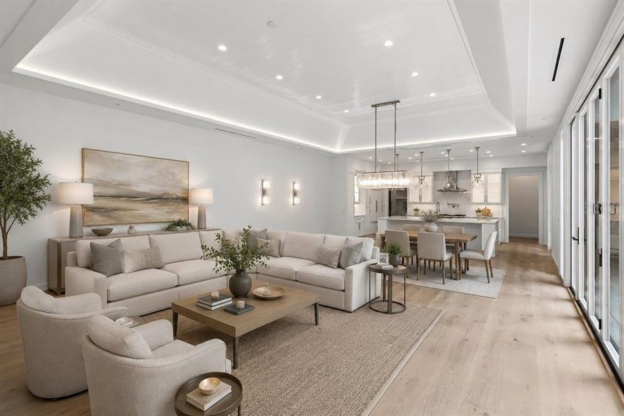 Furnished interior view inside a new home in , Orlando (Image 7).